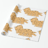 Papier Cadeau Chat endormi avec des chatons tétant (Déroulé)