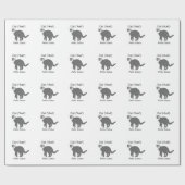 Papier Cadeau Chat Felis Catus (Plat)