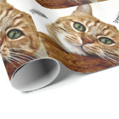 Papier Cadeau Chat irrésistible (Coin rond)