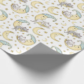 Papier Cadeau Chat Kitty Endormi (Coin)