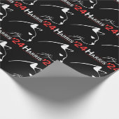 Papier Cadeau Chat Ladies for Kamala Funny Chat 2024 Président (Coin)