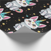 Papier Cadeau chat mignon Caticorn (Coin)