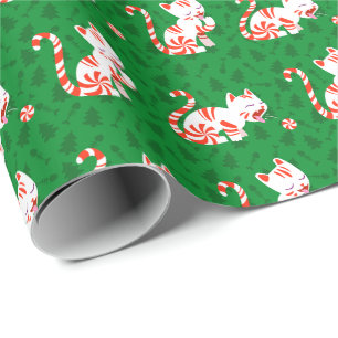 Papier Cadeau Chat mignon de sucre de canne