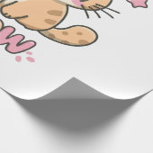 Papier Cadeau chat mignon miaou (Coin)
