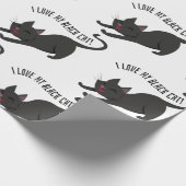 Papier Cadeau Chat noir (Coin)