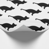 Papier Cadeau Chat noir (Coin)