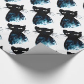 Papier Cadeau Chat noir 1 (Coin)