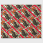 Papier Cadeau Chat noir, Alexandre Steinlen (Plat)