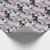 Papier Cadeau Chat noir de fête d'Halloween Diable Citrouille Ch (Coin)