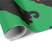 Papier Cadeau Chat noir, Louis Wain (Coin rond)