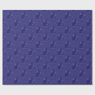 Papier Cadeau Chat noir mystique en violet cool