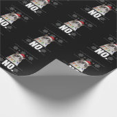 Papier Cadeau Chat Non Grumpy Xmas Chats Pas De Vilains Cadeaux  (Coin)