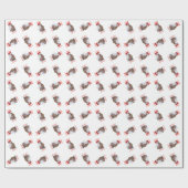 Papier cadeau chat persan calico (Plat)