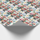 Papier Cadeau Chat pour Noël (Coin)