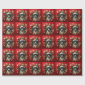 Papier Cadeau Chat smoking (Plat)