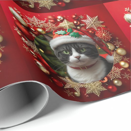 Papier Cadeau Chat smoking