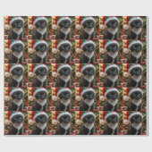 Papier Cadeau Chat smoking (Plat)