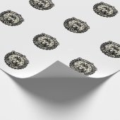 Papier Cadeau Chat Sucré Mignon Graphique de Chat Drôle - Chat S (Coin)