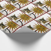 Papier Cadeau Chat Sunshine (Coin)