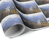 Papier Cadeau Château de Neuschwanstein | Allemagne, Bavière (Coin rond)