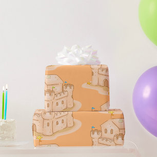 Papier Cadeau Château de Sand