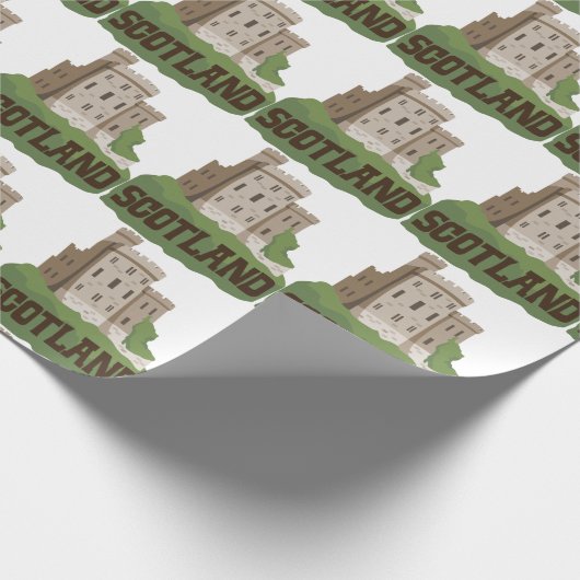 Papier Cadeau Château écossais (Coin)