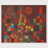 Papier Cadeau Château Paul Klee Et Le Soleil Abstrait Art Modern (Plat)
