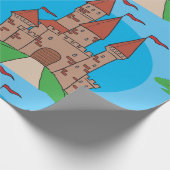 Papier Cadeau Château sur une colline (Coin)