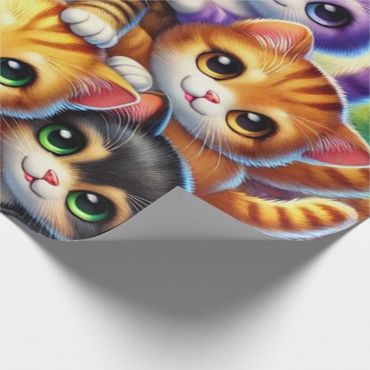 Papier Cadeau Chatons (Coin)
