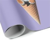 Papier Cadeau Chatons à Cones (Coin rond)