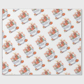 Papier Cadeau Chatons de récolte (Plat)