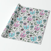 Papier Cadeau Chatons heureux (Déroulé)