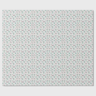 Papier Cadeau Chatons joueurs & empreintes de pattes - Art de mo