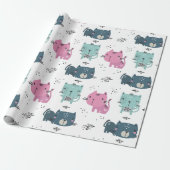 Papier Cadeau Chatons Mignons (Déroulé)