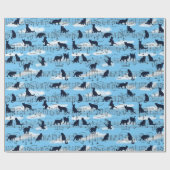 Papier Cadeau chatons musicaux (Plat)