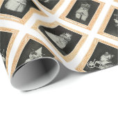 Papier Cadeau Chats (Coin rond)