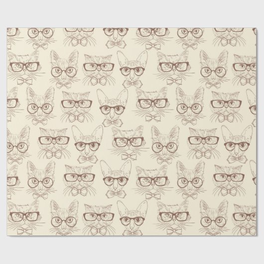 Papier Cadeau Chats (Plat)