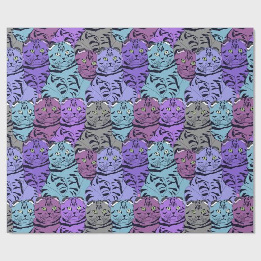 Papier Cadeau Chats (Plat)
