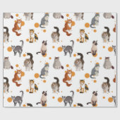 Papier Cadeau Chats (Plat)