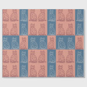 Papier Cadeau Chats (Plat)