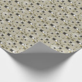 Papier Cadeau Chats & Chiens : Drôle Texture sans Seamless (Coin)