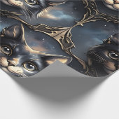 Papier Cadeau Chats cosmiques (Coin)