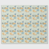 Papier Cadeau Chats de bibliothèque (Plat)