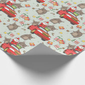 Papier Cadeau Chats de Noël (Coin)