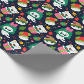 Papier Cadeau Chats de Noël (Coin)