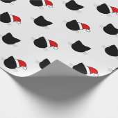 Papier Cadeau Chats de Noël drôles Papier à envelopper (Coin)