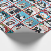 Papier Cadeau Chats de Noël et Snowmen (Coin)