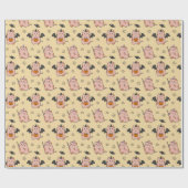 Papier Cadeau Chats d'Halloween (Plat)