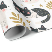 Papier Cadeau Chats endormis (Coin rond)