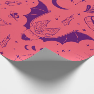 Papier Cadeau Chats et papillons de nuit